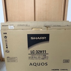SHARP 32インチ　テレビ の画像