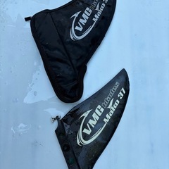 中古SUPレースボード、フィン、パドルセット の画像
