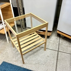 IKEA  NESNA ネスナ ローテーブル 中古 家具 買取 サイドテーブル, 竹,  の画像