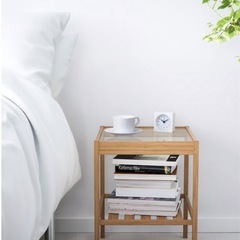 IKEA  NESNA ネスナ ローテーブル 中古 家具 買取 サイドテーブル, 竹,  の画像