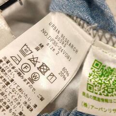 0818-062 FORK&SPOON　綿麻デニムパンツの画像