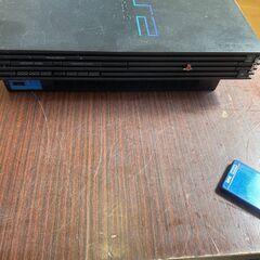 【動作未確認品】ジャンク　PS2 プレイステーション2　本体とメモリーカードのみの画像