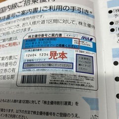 ANA割引チケットの画像