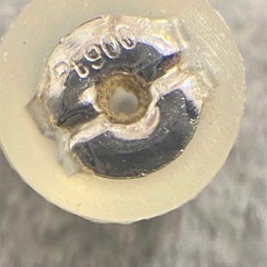 ダイヤモンドスタッドピアス（片耳）。(鑑定書無し)の画像