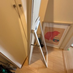 【アンティーク】スタンドミラー　全身鏡　の画像