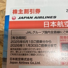 JAL割引チケットの画像