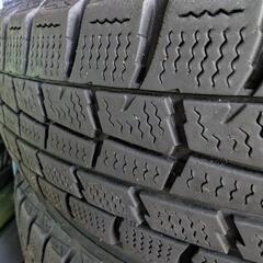 【激特価！！】冬タイヤ付き　軽四アルミホイール(中古)の画像