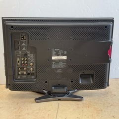 SHARP AQUOS LC-20E7（2010年製）20V型相当／本体・電源コード・B-CAS・リモコン付／通電OK・メニュー表示可／テレビ受信未確認・現状渡しの画像