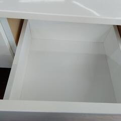 【祇園店】良品！ホワイト　テレビボード　幅137×高さ43×奥行き40の画像