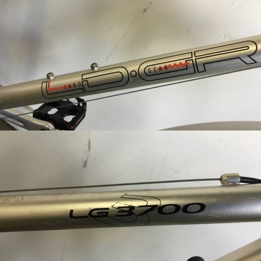 h-94△ q 岐阜発/ LAND GEAR/ LG3700/ マウンテンバイク/ 自転車/ 28インチ/ 3×7段変速/ 7速入りま