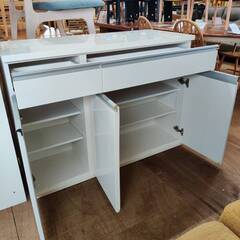 【愛品倶楽部柏店】NITORI ニトリ 収納付バーカウンター マルチ2 120BCの画像