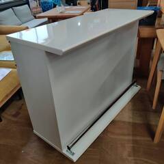 【愛品倶楽部柏店】NITORI ニトリ 収納付バーカウンター マルチ2 120BCの画像