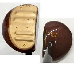 パークゴルフ 84.5㎝ B.B.B. classic M-505 ブラウン 茶　右用　IPGA認定品 ウッドペッカー 北海道 幕別町　☆ PayPay(ペイペイ)決済可能 ☆ 札幌市 豊平区 平岸 平岸店の画像