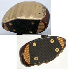 パークゴルフ 84.5㎝ B.B.B. classic M-505 ブラウン 茶　右用　IPGA認定品 ウッドペッカー 北海道 幕別町　☆ PayPay(ペイペイ)決済可能 ☆ 札幌市 豊平区 平岸 平岸店の画像