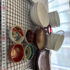 食器類おまとめ　備前焼　九谷焼　ガラス作家の画像