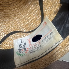 保育園帽子　麦わら帽子の画像