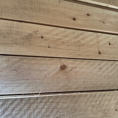 桧板 B品 19〜21mm厚 × 105/120mm幅 × 2m DIY・棚板・工作用 格安販売の画像