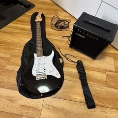 ほぼ未使用 エレキギターセット YAMAHA アンプ付きの画像