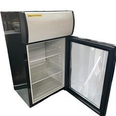 ☆SIS ディスプレイクーラー ショーケース冷蔵庫 容量40L  SC40B ブラック 右開き  の画像