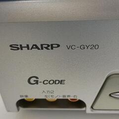 0818-185 ビデオデッキ　SHARP　VC-GY20 クリーナーセットの画像