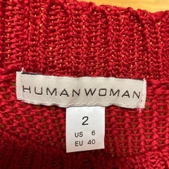 HUMAN WOMANカーディガン (レディース用)の画像