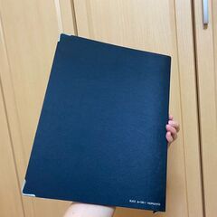 【200円】コクヨ バインダーノート  A4 30穴 黒の画像