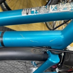 リユース品　軽快車　26インチ　オートライト　6段変速　ブルーの画像