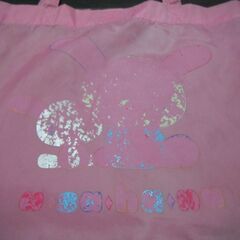 【中古】子供用　レインコート　110　サンリオ　ウサハナ　ピンクの画像
