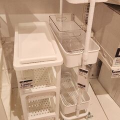 本日18日午前中までに取りに来れる方のみ単品@500 ★おまとめ￥1000ニトリ ストッカー４種の画像