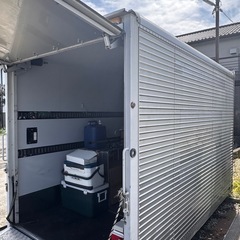 バイクガレージ　車庫　物置　倉庫　プレハブ　小屋の画像