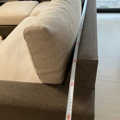 ソファ、オットマン付きの画像