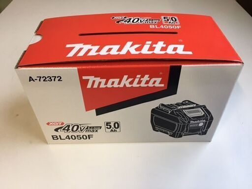 【新品・未使用/高出力仕様（A-72372）/残量表示付/雪マーク付/正規品】 makita/マキタ　40Vmax・5.0Ah　BL4050F　リチウムイオンバッテリ