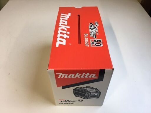 【新品・未使用/高出力仕様（A-72372）/残量表示付/雪マーク付/正規品】 makita/マキタ　40Vmax・5.0Ah　BL4050F　リチウムイオンバッテリ