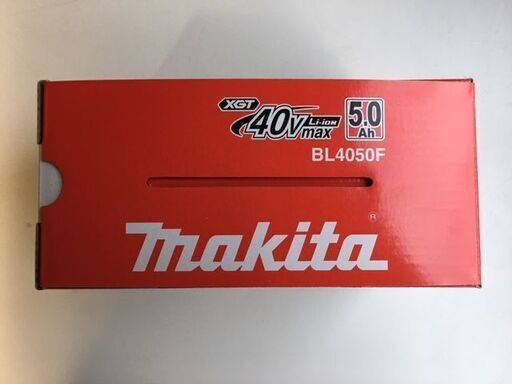 【新品・未使用/高出力仕様（A-72372）/残量表示付/雪マーク付/正規品】 makita/マキタ　40Vmax・5.0Ah　BL4050F　リチウムイオンバッテリ