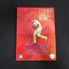 2021年 MLB アメリカンリーグ MVP受賞記念 エンゼルス 大谷翔平 プレミアムフレーム切手 ポストカード セット　タオル付の画像