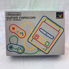 【ジャングルジャングル堺初芝店】　Nintendo　任天堂　ニンテンドー　スーパーファミコン　SUPER Famicom 　本体　SHVC-001　幅(W)375mm × 奥行(D)285mm ×  高さ(H)105mm　堺市（東区　西区　北区　南区　堺区　美原区）高石市　泉大津市　忠岡町　和泉市　松原市　大阪狭山市の画像