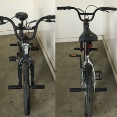 h-99△ q 岐阜発/ FELT ETHIC/ BMX/ 自転車/ 20インチ/ ジャイロ/ ペグ付き/ 走行確認/ Rリム割れあり/ 現状品/ 管08j/ R7.7/1 △の画像