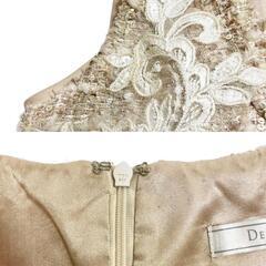 DEA. by ROBE de FLEURS ディアバイローブドフルール ツイードノースリーブミニキャバドレスの画像