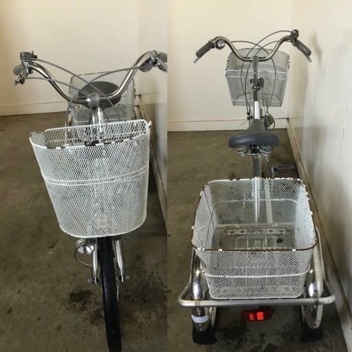 A-57 △ v 岐阜発/ M.CLUB/ 大人用三輪自転車/ 変速なし/ スイング.固定切り替え付き/ 走行確認/ 現状品/ 管05s/ R7.4/14 △