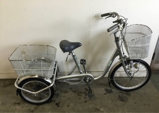 A-57 △ v 岐阜発/ M.CLUB/ 大人用三輪自転車/ 変速なし/ スイング.固定切り替え付き/ 走行確認/ 現状品/ 管05s/ R7.4/14 △