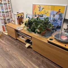 3万で購入　180cmテレビ台の画像
