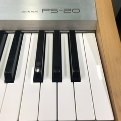 ★ジャングルジャングル貝塚店★　Casio カシオ　電子ピアノ　デジタルピアノ　PS-20  セルヴィアーノ・フェルティ　ZPI音源搭載　スピーカー内蔵　ハンマーアクション鍵盤　88標準鍵盤　フットペダル付属　ACアダプター付属　貝塚市　二色浜　リサイクルショップの画像