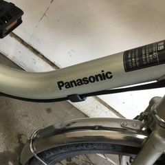 h-100△ q 岐阜発/パナソニック/電動アシスト三輪自転車/スイングなし/3段変速/バッテリー12Ah/充電器なし/走行確認/現状品/管23s/R7.7/1△の画像