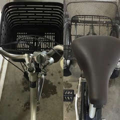 h-100△ q 岐阜発/パナソニック/電動アシスト三輪自転車/スイングなし/3段変速/バッテリー12Ah/充電器なし/走行確認/現状品/管23s/R7.7/1△の画像