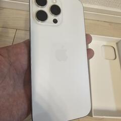 iPhone 16 Pro Max whitetitanium 256GBの画像