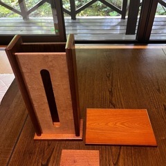 木製お札入れの画像
