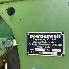 美品 Dowdeswell プラウ 耕うん機 完動品 英国製 農機具即決可の画像
