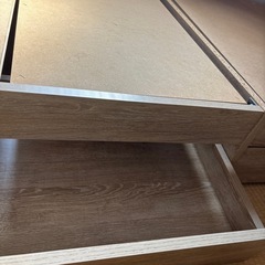 木製　シングルベッド　の画像