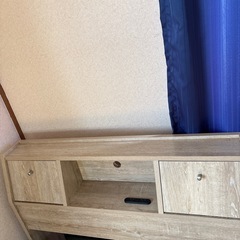 木製　シングルベッド　の画像