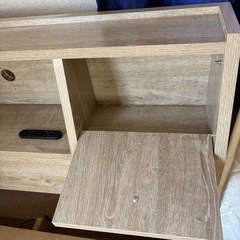 木製　シングルベッド　の画像